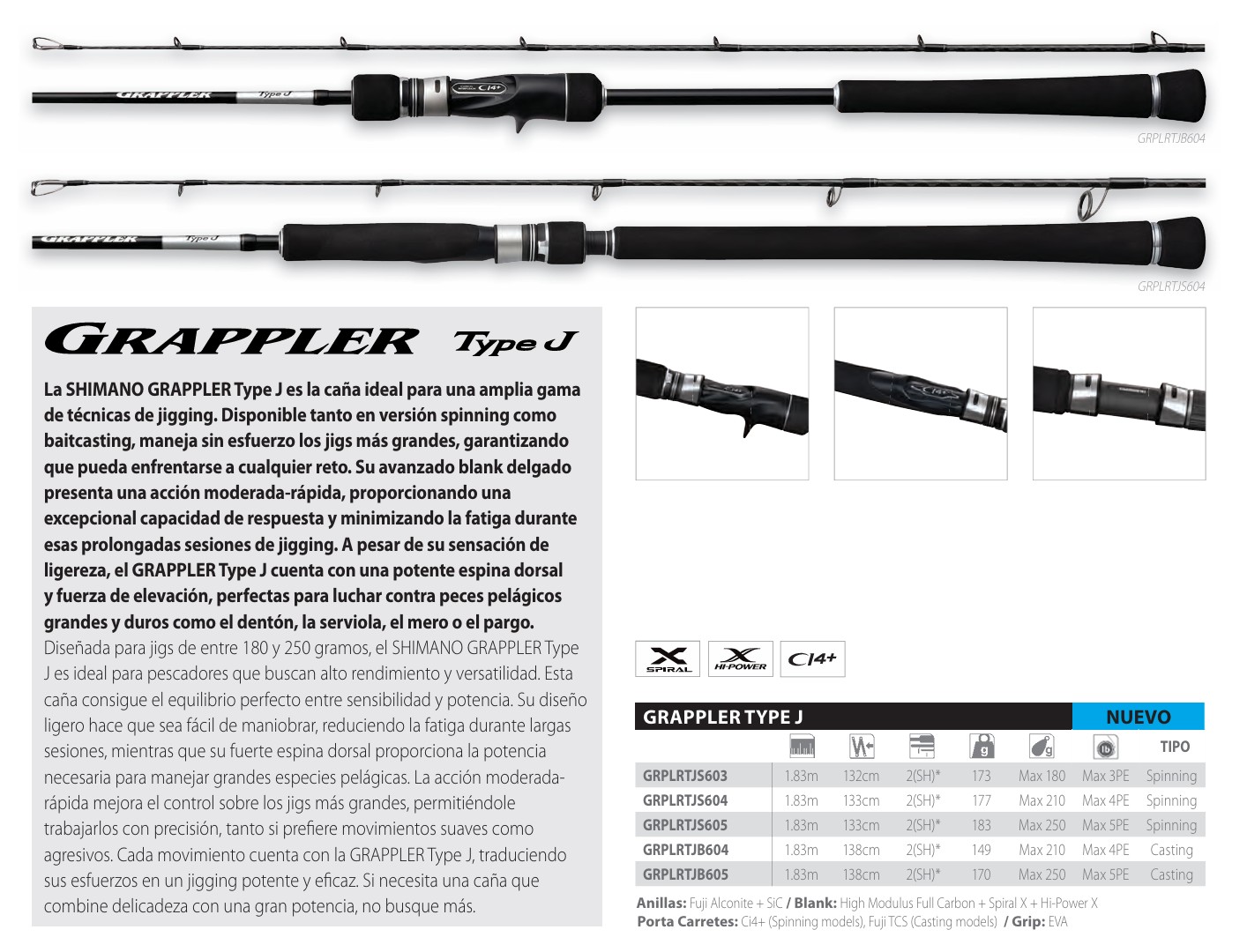 Shimano Grappler Type J | Light and powerful jigging cane